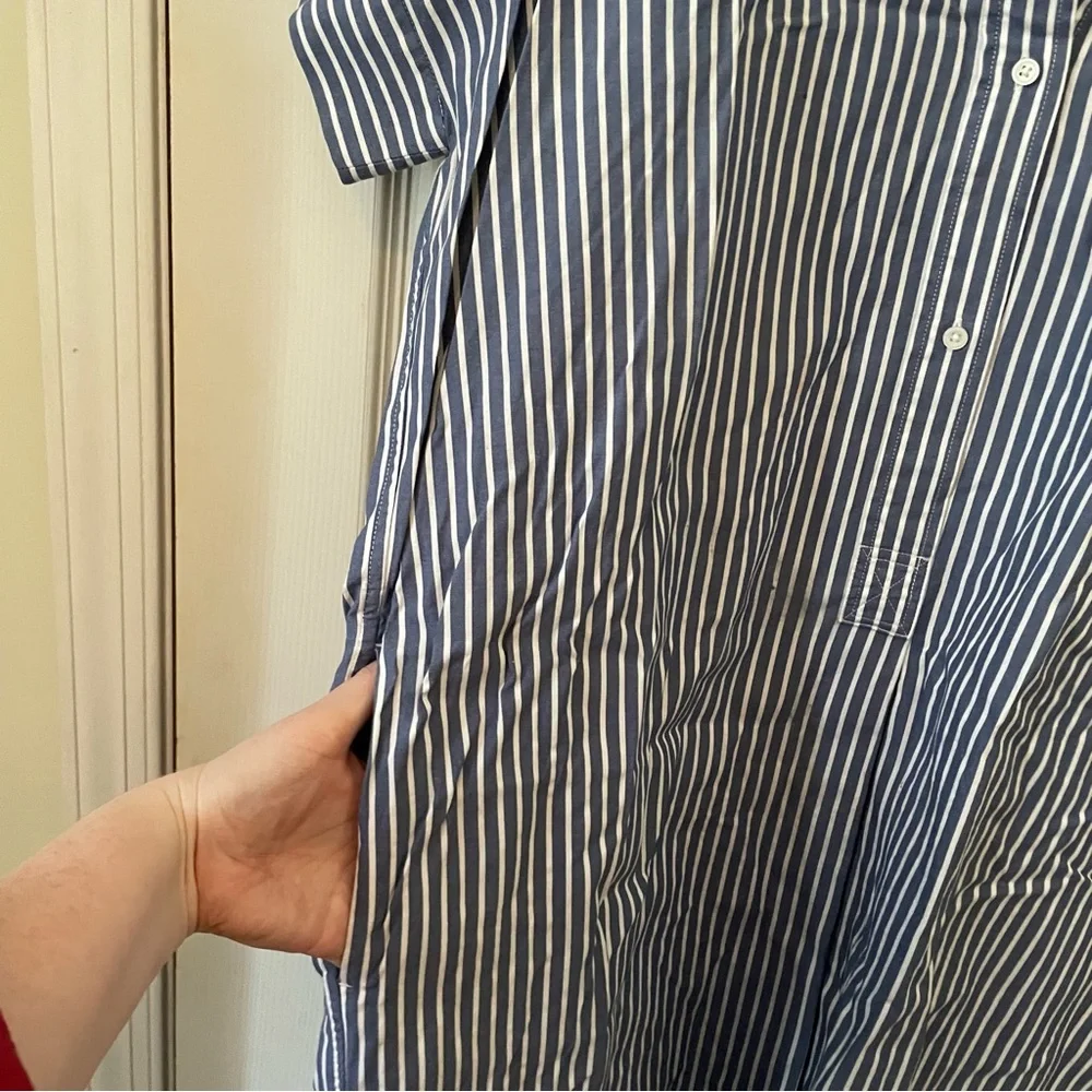 Everlane Striped Shirtdress - Picture 3 of 4